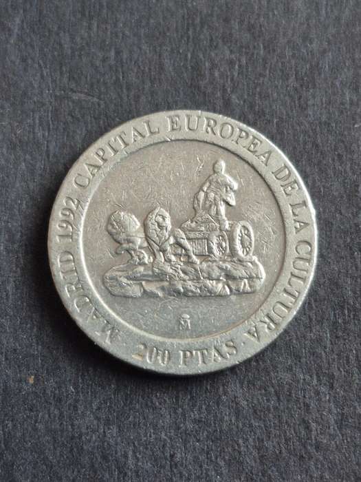 Spain 200 Ptas Juan Carlos 1991