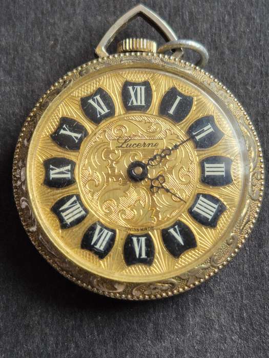 Vintage Lucerne Mechanical Ladies Fob Watch (not working)