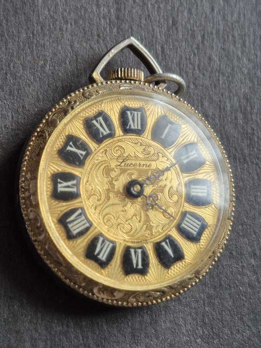 Vintage Lucerne Mechanical Ladies Fob Watch (not working)