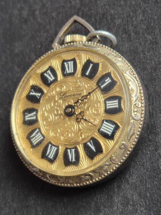 Vintage Lucerne Mechanical Ladies Fob Watch (not working)