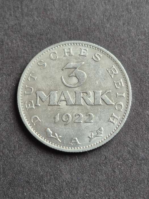 Deutsches Reich 3 Mark 1922
