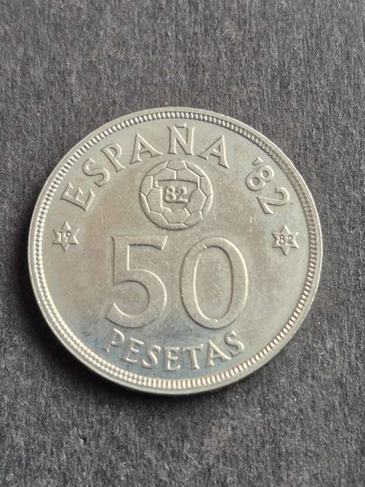 Spain 50 Pesetas World Cup 1982 (excellent condition)