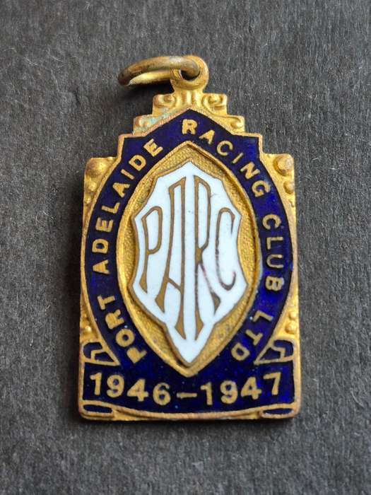 Port Aderlaide Racing Club Limited Enamel Badge 1946-1947