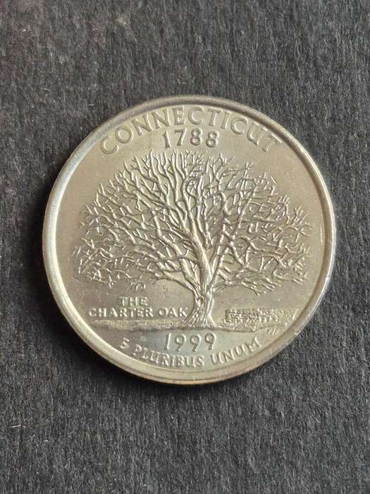 USA 1/4 Dollar Connecticut 1788 - 1999P