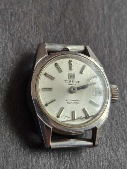 Vintage Tissot Sea Star 21 Jewels Automatic Ladies Wrist Watch (not working) minute hand loose
