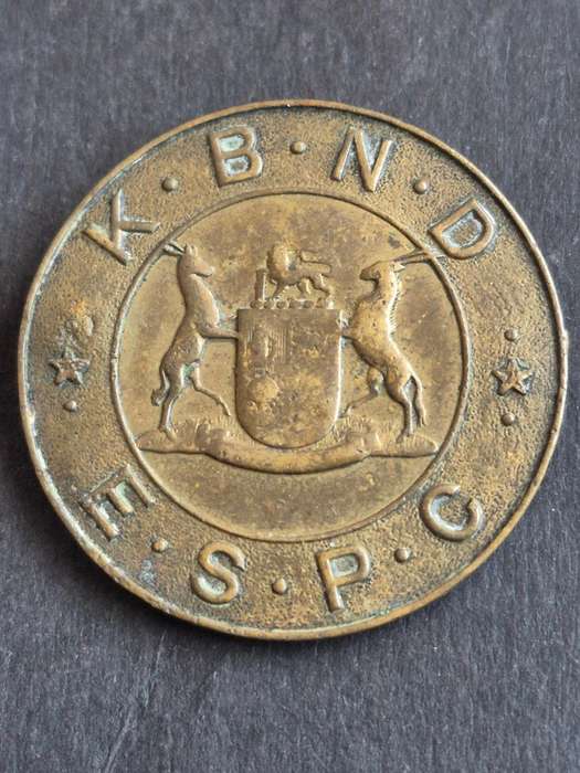 SA KBND/ESPC Cap Badge Brass