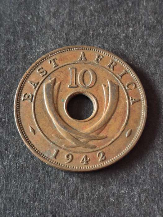East Africa 10 Cents 1942