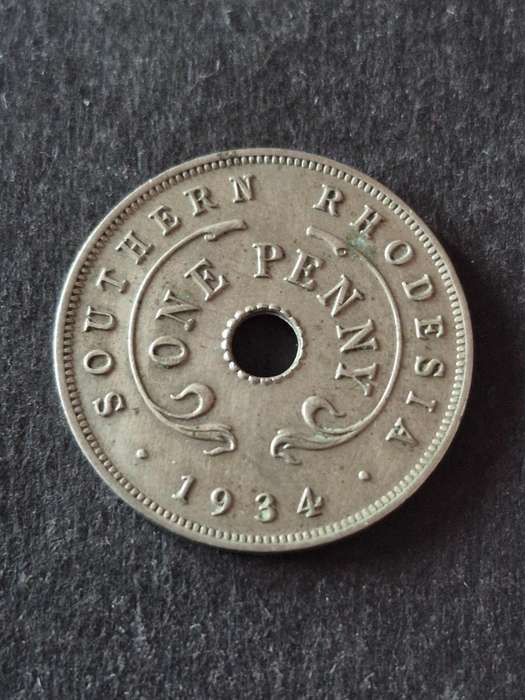 Southern Rhodesia One Penny 1934