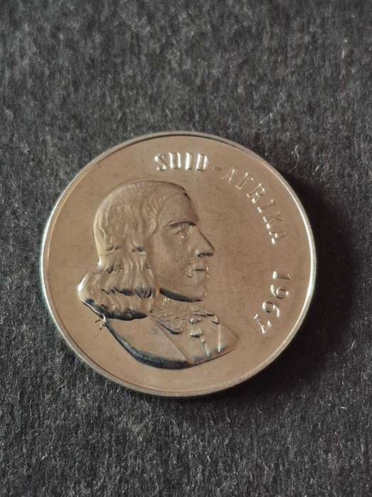 Republic 20 Cents 1967 Afrikaans