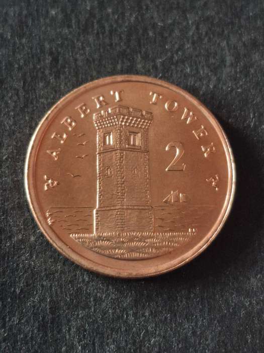 Isle of Man 2 Pence Albert Tower 2008 BU