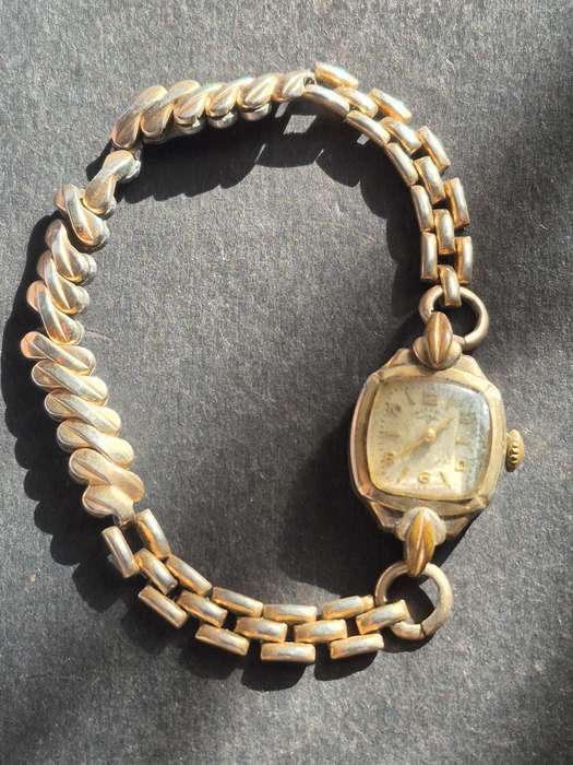 Vintage Ladies Rotary 15 Jewels Rolled Gold 10 Microns Mechanical Wrist Watch (not working)