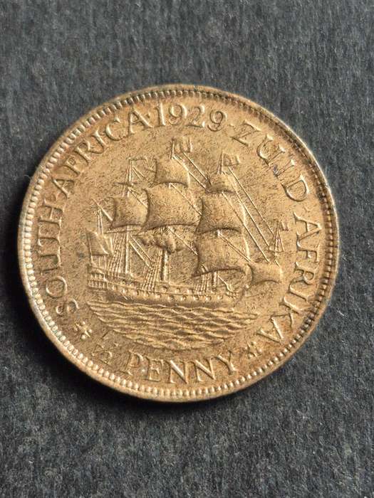 Union 1/2 Penny 1929