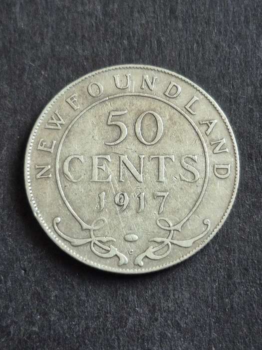Nederlands 50 Cents 1917 Silver