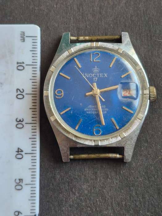 Vintage Noctex 17 Jewelled Shock Protected Waterproof Men's Mechanical Wrist Watch (not working)
