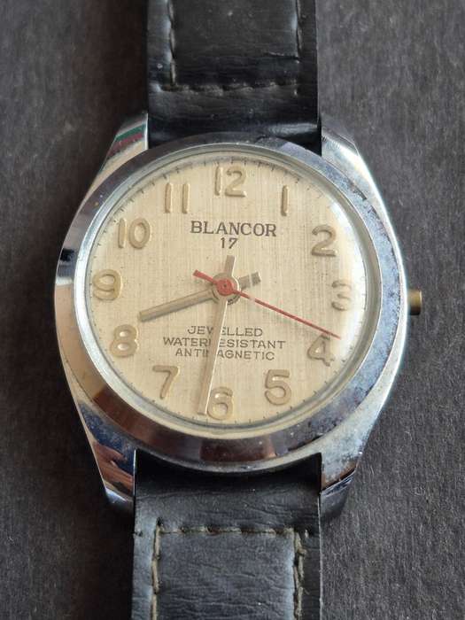 Vintage Blancor 17 Jewelled Water Resistant Antimagnetic Mechanical Wrist Watch (not working)