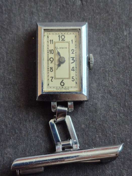 Vintage Ladies Lanco Art Deco Mechanical Watch 15 Rubies - not working