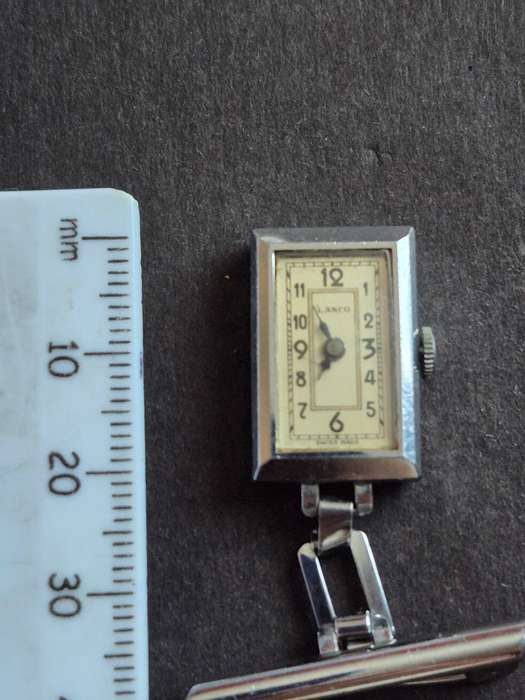 Vintage Ladies Lanco Art Deco Mechanical Watch 15 Rubies - not working
