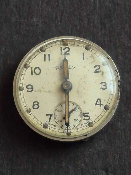 Vintage Ladies Rotary 15 Jewels movement with glass - not working