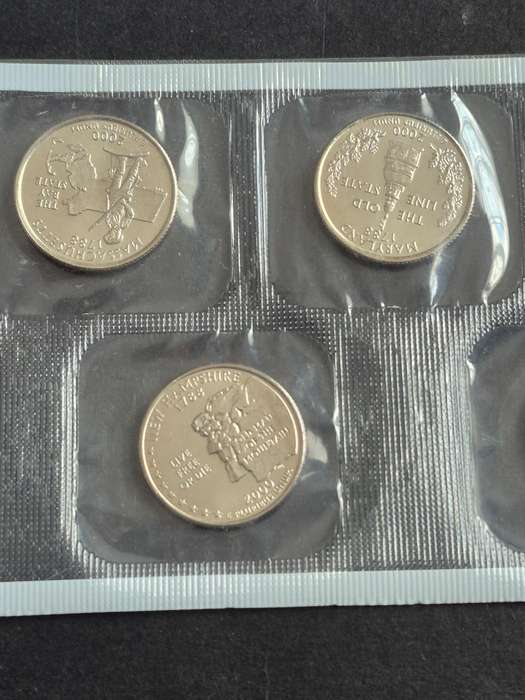 USA 1/4 Dollar Mint Pack Set 2000 - 5 coins