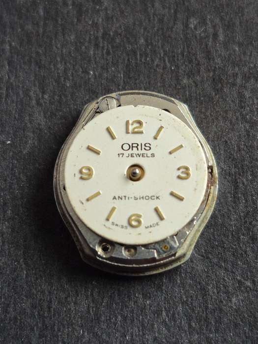 Vintage Ladies Oris 17 Jewels Antishock Mechanical Gold Plated Wrist Watch- missing winder