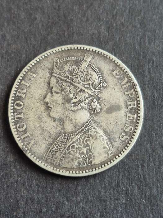 India One Rupie 1893 Silver
