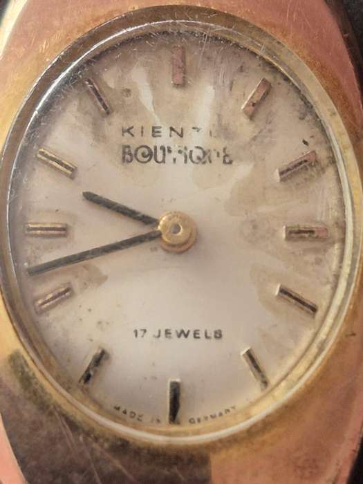 Vintage Kienzle 17 Jewels Gold Plated Ladies Mechanical Wrist Watch - not working