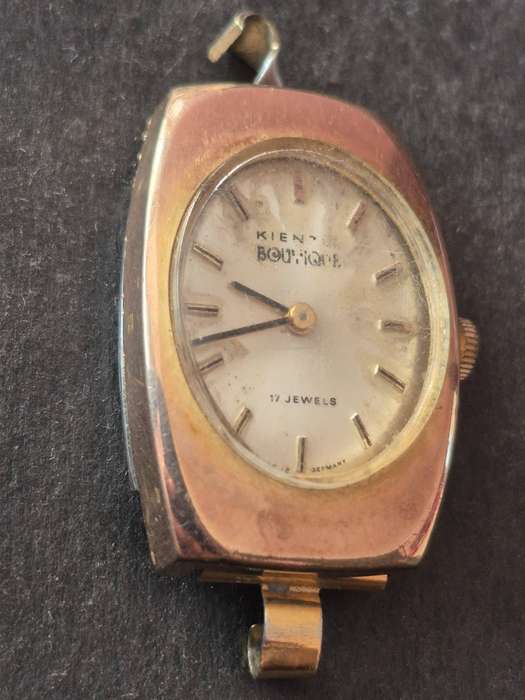 Vintage Kienzle 17 Jewels Gold Plated Ladies Mechanical Wrist Watch - not working