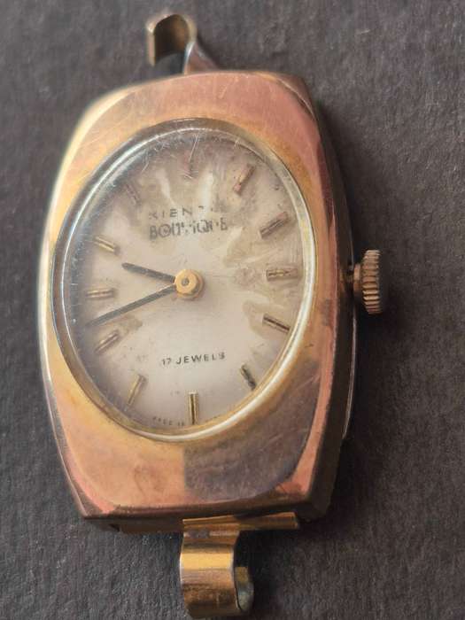Vintage Kienzle 17 Jewels Gold Plated Ladies Mechanical Wrist Watch - not working