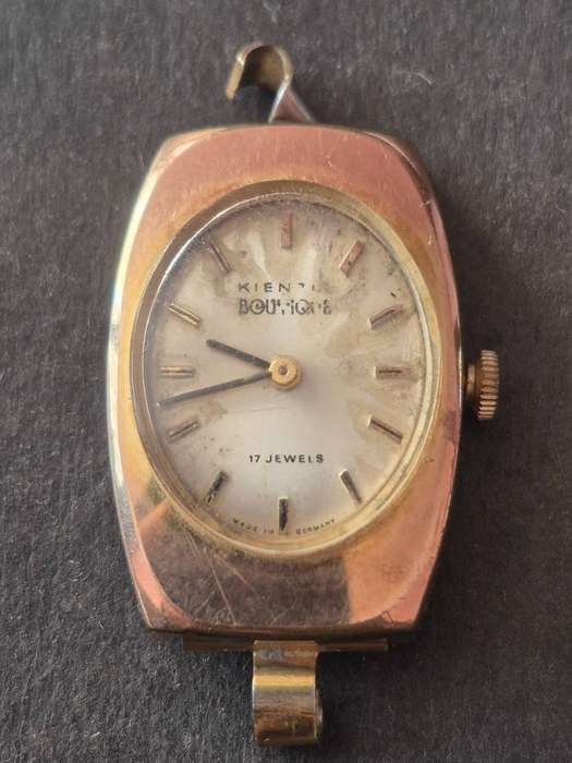 Vintage Kienzle 17 Jewels Gold Plated Ladies Mechanical Wrist Watch - not working