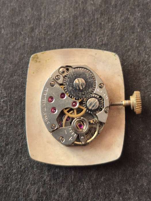 Vintage Kienzle 17 Jewels Gold Plated Ladies Mechanical Wrist Watch - not working