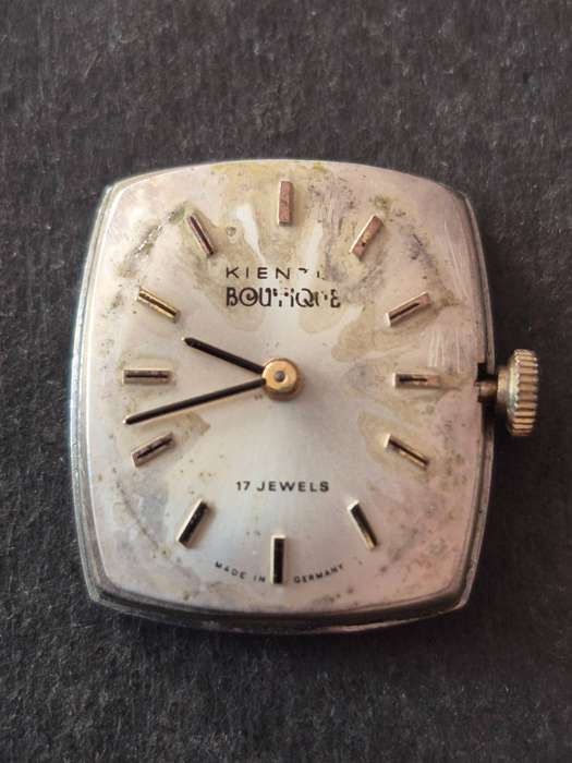Vintage Kienzle 17 Jewels Gold Plated Ladies Mechanical Wrist Watch - not working