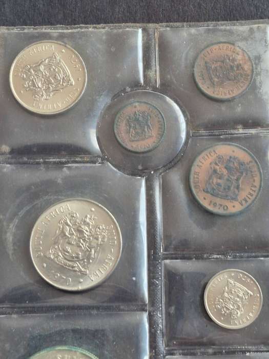 SA Mint Pack 1970 including Silver One Rand