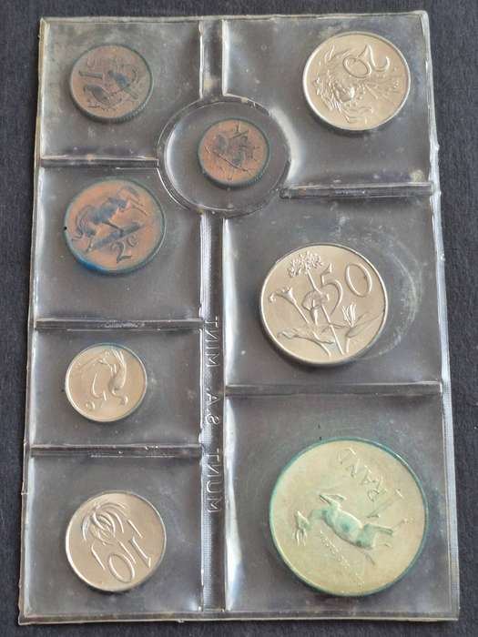 SA Mint Pack 1970 including Silver One Rand