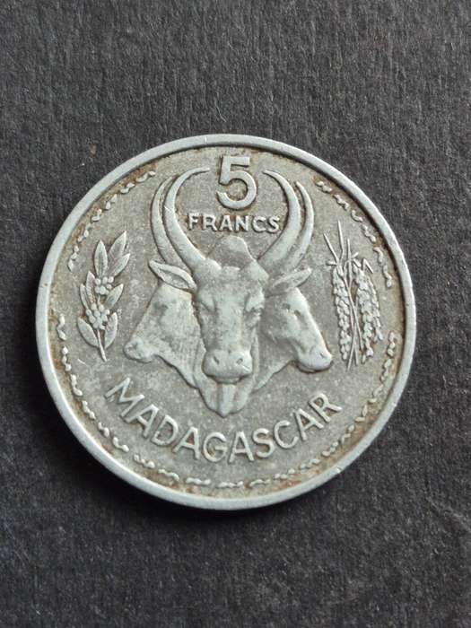 Madagascar 5 Francs 1953