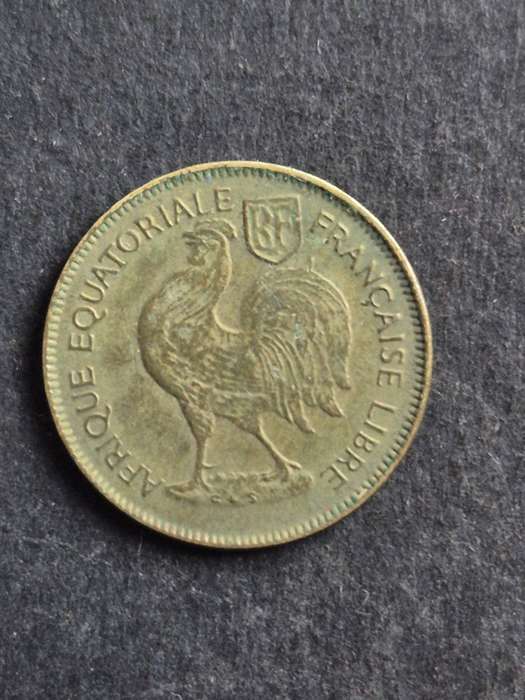 French Equatorial Africa 50 Centimes 1942
