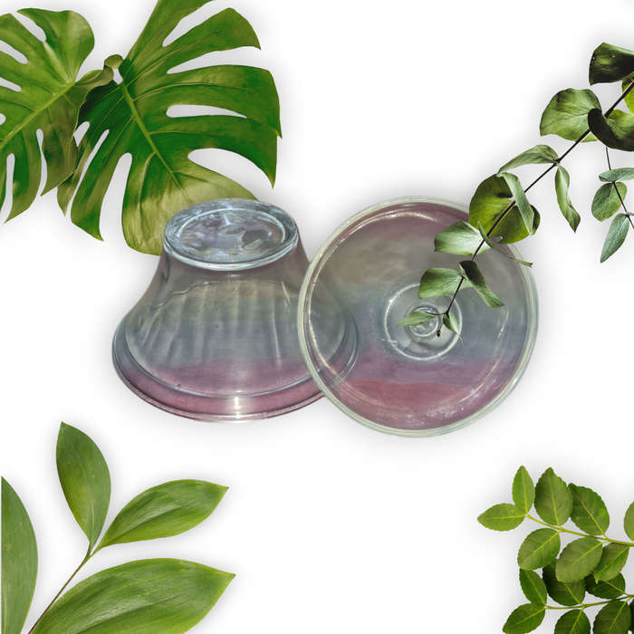 Vintage Glass Lidded Bowl Candy Dish Jar Glass Elegant Jar Heavy Glass