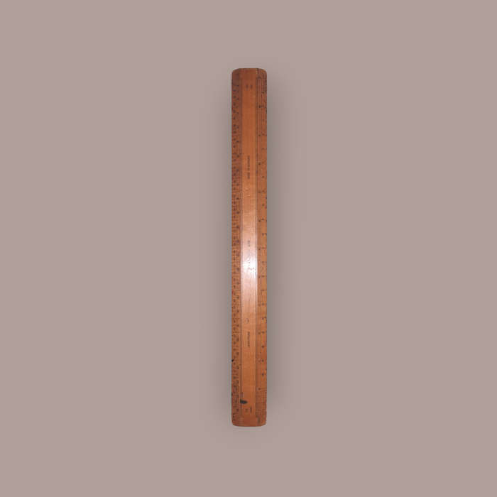 Wood ruler made in Germany