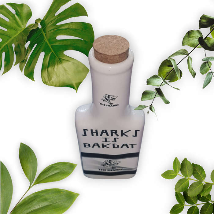 Glass jar Sharks