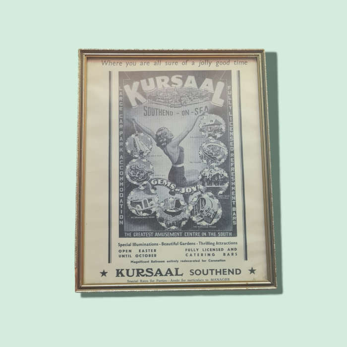 The Kursaal, Southend on Sea - advert, 1937