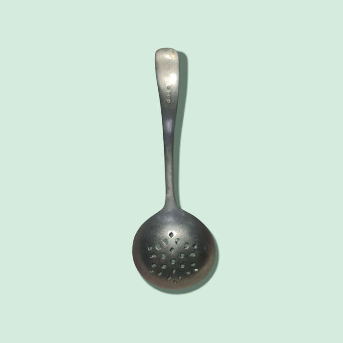 Antique EPNS Perforated Sugar Sifter Spoon