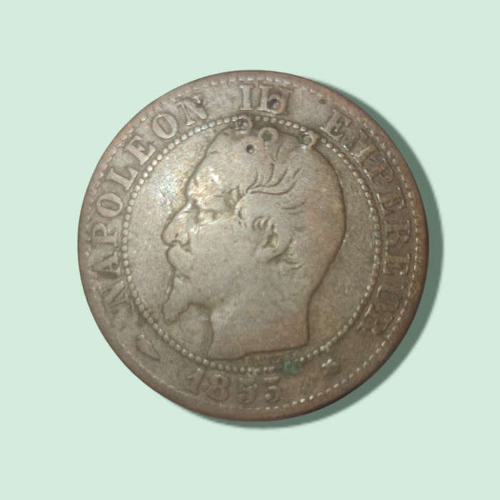 France 5 Centimes Napoleon III 1855