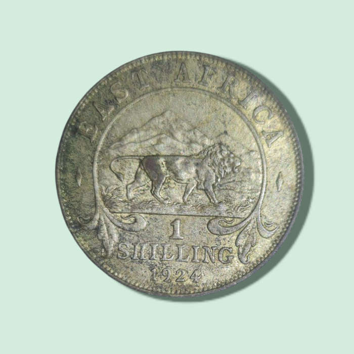 East Africa 1924 Shilling Lion