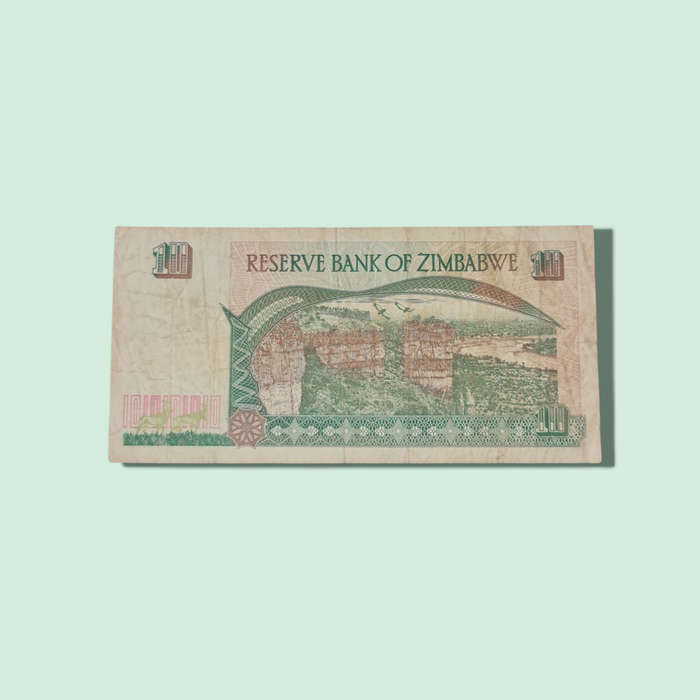 ZIMBABWE 10 Dollars 1997 Banknote