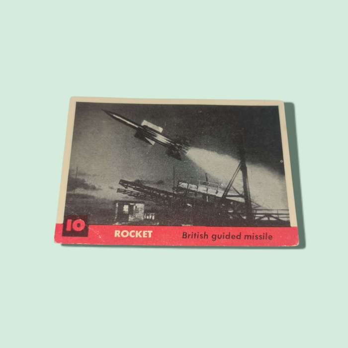 1957 KELLOGG'S ALL WHEAT cards ROCKET British guided missile