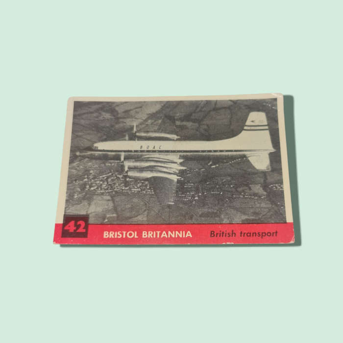 1957 KELLOGG'S ALL WHEAT cards BRISTOL BRITANNIA BRITISH TRANSPORT   collectable