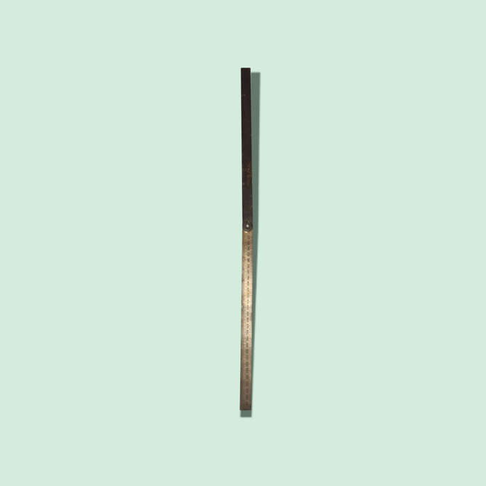 Rabone Chesterman Folding Brass Rule No 1241
