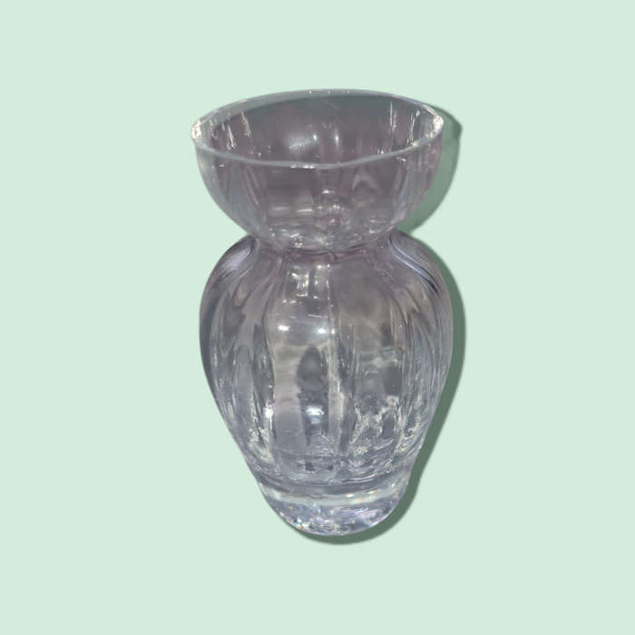 Rare Collectible Hand Blown Glass 2 Pc Mini Flower Bud Vases