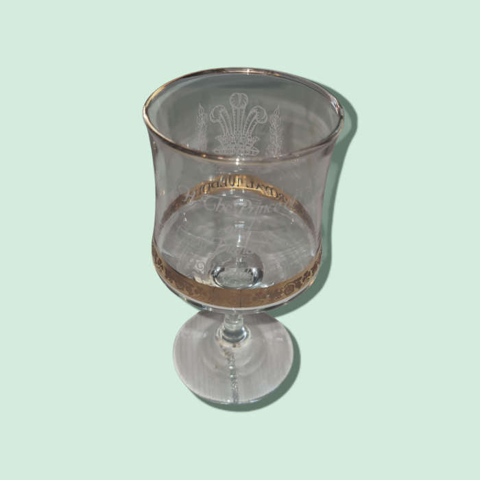 The Prince and Lady Diana Spencer Royal Wedding Commemorative Wine Glass