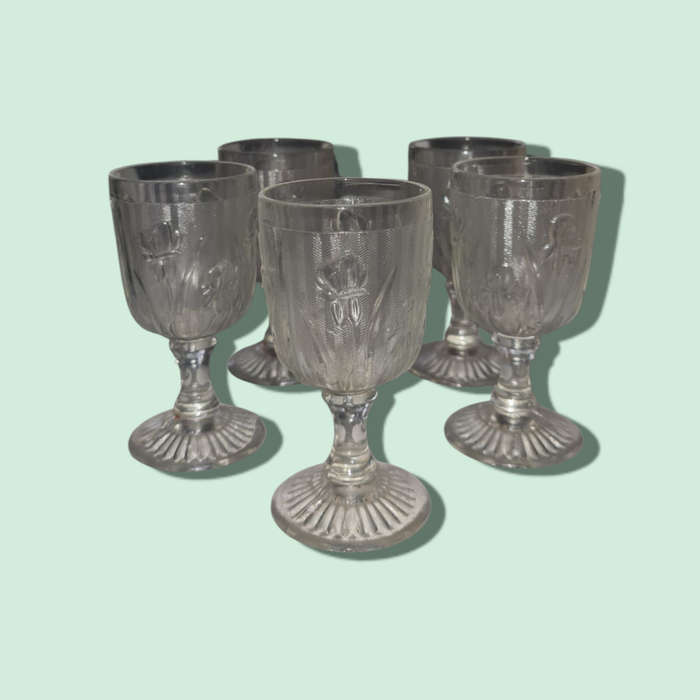 Antique Goblets Jeanette Glass