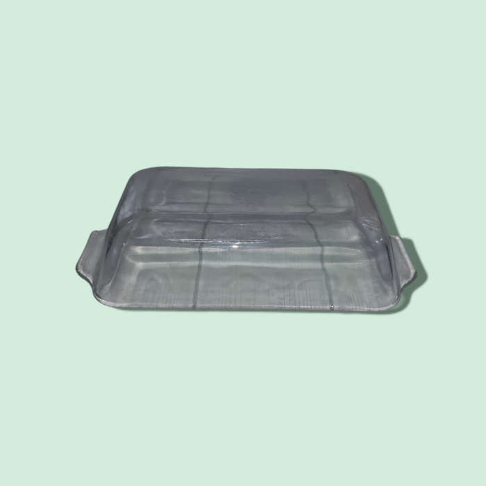 Anchor Hocking Fish King Clear Bread Pan Made In USA